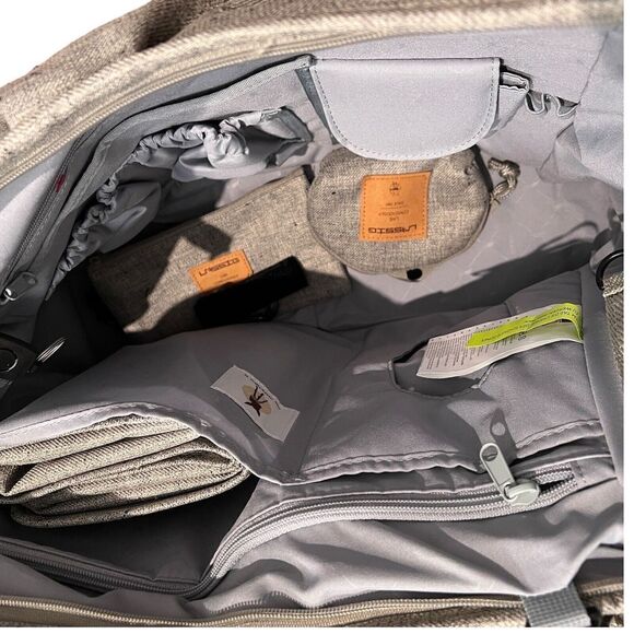 Lassig Baby Changing Bag Diaper Twin Boucle 33 (L) x 13 (W) x 37 (H) Insulated - Picture 6 of 14